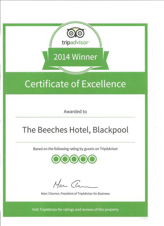 Beeches Hotel Blackpool Esterno foto